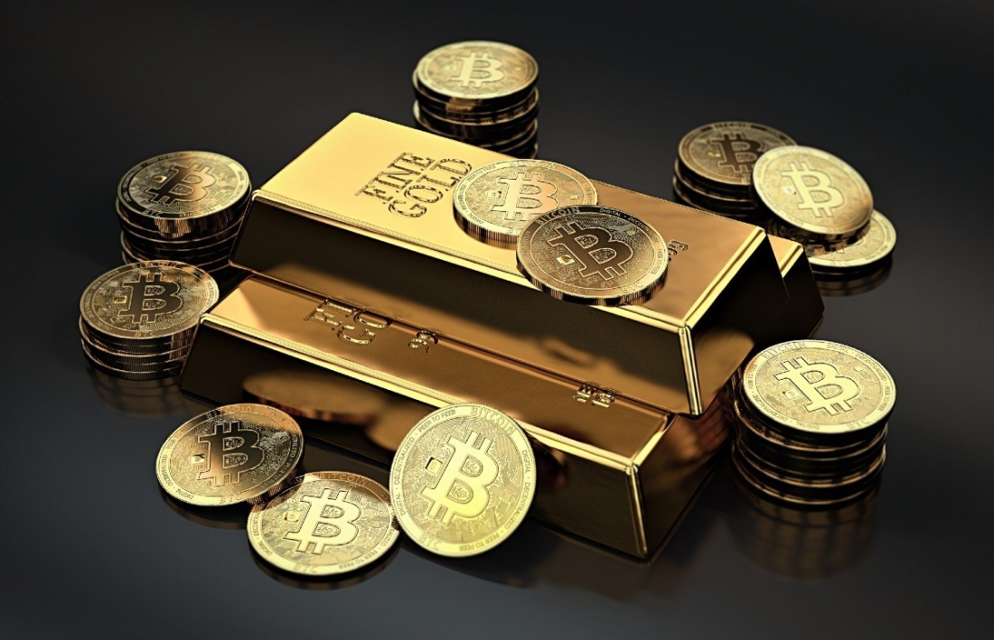 What is the correlation between bitcoin and gold?